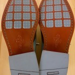 COLE HAAN Men’s Nike Air Blue Brown Leather Oxford Wingtip Dress Shoes Size 9 M