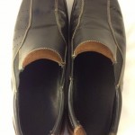 11.5 COLE HAAN VIBRAM Comfort Loafers Black with Brown Suede