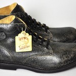 $350 NEW Diesel TATRA ORIGINAL Black Leather Ankle Boots 45/12