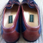 Men’s Cole Haan Two Tone Tassel Loafer Black Brown 11 D