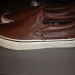 Vans Aged Leather Slip-On – Rare Brown