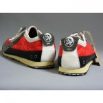 NEW DIESEL Mens Unforgettable Red Gray Athletic Running Casual Shoes US 13 EU 47