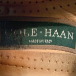 Vintage Cole Haan Black Leather Loafers 10M, Made in Italy