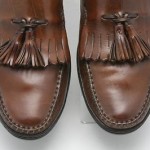 Cole Haan BRAGANO Italy brown leather tassel moccasins DRIVING LOAFERS 10.5 M
