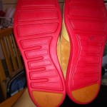 Cole Haan Lunargrand Saddle 8.5 Tan Red Lunarlon Flyknit