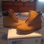 OG Timberland Boots Tan Size 8.5