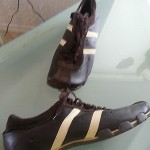 Amazing DIESEL all leather and suede trendy fashion shoes US 13M