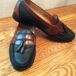Men’s Cole Haan 9.5 D Loafers Black/Brown Tassel