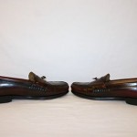COLE HAAN Men’s Size 9 LOAFERS Burgundy Tassle SHOES Leather