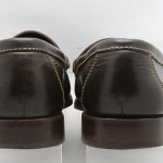 Mens shoes COLE HAAN Handsewn brown leather buckle moccasin loafers sz 11.5 M