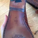 Bragano Cole Haan Pair of Mens Loafers Brown Colors Leather Shoes Italy Size 9.5