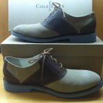 Cole Haan Air Franklin Saddle  Milkshake Suede  NIB
