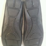COLE HAAN MENS DRIVING MOCCASINS BLACK LEATHER LOAFERS SHOES SIZE 10.5 W GREAT