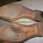 MENS COLE HAAN PENNY LOAFERS BEIGE SLIP ON SHOES SIZE 10.5 D W/L DOUBLE DUSTBAG