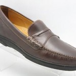 Mens shoes COLE HAAN Nike AIR brown leather moccasin DRIVING LOAFERS sz 9.5 M