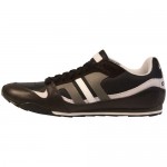 Diesel Mens Gunner Black Gray Casual Leather Lace Up Sneakers Shoes