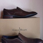 COLE HAAN AIR STRATTON SLIP ON SHOES MENS 10 US NIB BROWN LEATHER $198