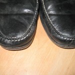 COLE HAAN slip on casual penny loafers black sz 10.5M all leather comfort sole