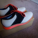 Cole Haan Lunar Grand Saddle Orange 8.5 lunargrand 8.5