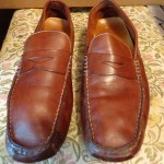 Beautiful Brown Leather Shoes Penny Loafers  Size 10M By COLE HAAN