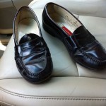Cole Haan Size 9 1/2 Mens  Burgundy Penny Loafers