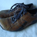 DIESEL MENS BROWN LEATHER OXFORD SHOES SIZE 10