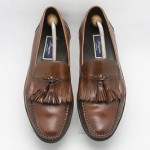 Cole Haan BRAGANO Italy brown leather tassel moccasins DRIVING LOAFERS 10.5 M