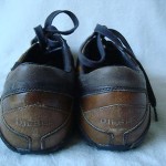 DIESEL MENS BROWN LEATHER OXFORD SHOES SIZE 10
