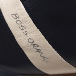 $295 Hugo Boss ORANGE Label Sneakers Navy Blue Mens Shoes 12 45 Trainers 11.5