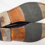 COLE HAAN Men 11.5-D Black Brown Leather Casual Slip On Loafer Shoes