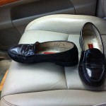 Cole Haan Size 9 1/2 Mens  Burgundy Penny Loafers