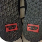 Diesel Footwear Men’s Or Women’s Black Leather Sneaker Evelyn Size 11, Men’s 9