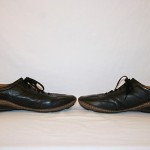 COLE HAAN NIKE AIR Mens 11 OXFORDS SHOES Black Leather Driving Sneakers NICE