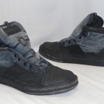 New DIESEL Mens Dawson Dark Denim High Top Fashion Shoes US 10 EU 43