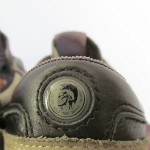 Mens sz 9.5 M gray leather Diesel 978 athletic sneakers tennis shoes