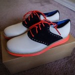 Cole Haan Lunar Grand Saddle Orange 8.5 lunargrand 8.5