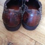 Mens COLE HAAN RESORT Brown Leather Slip-On Loafers 9.5 M