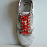 Men’s Diesel ‘Pass On’ Red and Gray Leather Fashion Sneakers, size 13 M