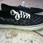 Vans authentic era checkerboard sneakers size 13 NWT black on black spicoli OTW