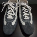 Men’s Boss by Hugo Boss Wing Tip Oxford Shoes Leather/Suede Sz 44 11 Grey/White
