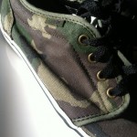 Used Mens Camouflage Vans Shoes Size 10