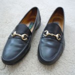 Vintage Cole Haan Black Leather Loafers 10M, Made in Italy