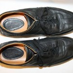 COLE HAAN NIKE AIR Mens 11 OXFORDS SHOES Black Leather Driving Sneakers NICE