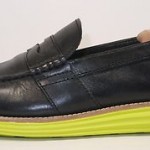 Cole Haan ‘LunarGrand’ Penny Loafer Black/Volt size 9.5
