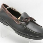 NICE! Mens shoes COLE HAAN black brown leather moccasin DRIVING LOAFERS sz 9.5 M