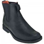 TIMBERLAND MT WASHINGTON CITY CHELSEA WATERPROOF BLACK LEATHER PULL-ON BOOTS 9W