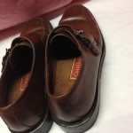 Cole Haan Mens Dress Shoes Size 9.5D Brown Leather Casual Slip On Buckle Loafers