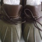 NEW Cole Haan-Nike Air  waterproof olive leather & rubber duck shoes size 11m