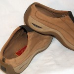 COLE HAAN SLIP ON LOAFERS NIKE AIR HEEL SYSTEM  NUBUCK TAN  SZ US 9  MED #1602