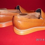 COLE HAAN Mens LunarGrand Penny Loafer Shoes Orange Leather  Size 9M – NWOB